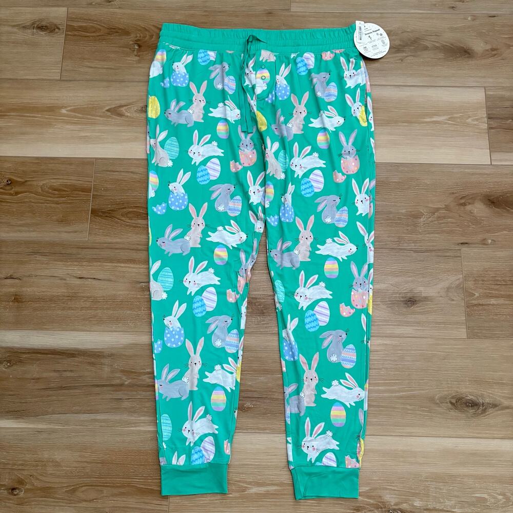 Little Sleepies Green Hoppy Days Women’s Pajama Pants M